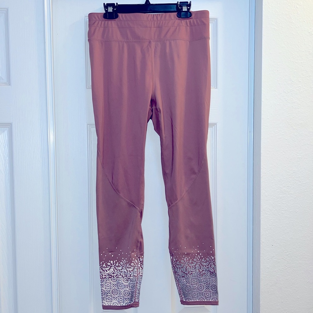 Fabletics running leggings with reflective details, medium